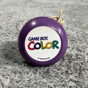 VTG 1999 Nintendo Game Boy Color Console System Purple Promotional Toy Yo-Yo